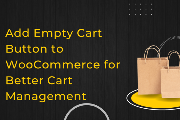 add empty cart button to woocommerce