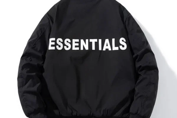 Black Essentials Hoodie