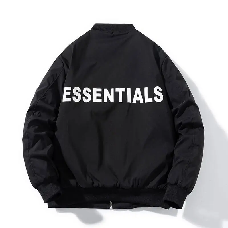 Black Essentials Hoodie