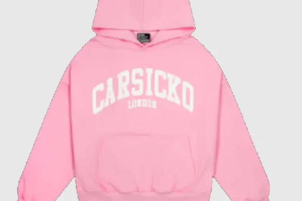 CARSICKO LONDON CLASSIC HOODIE (PINK)