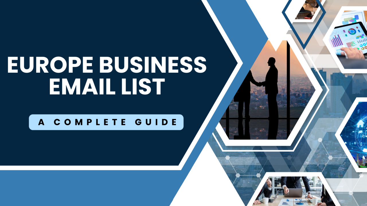 Drive Growth with a Europe Business Email Database