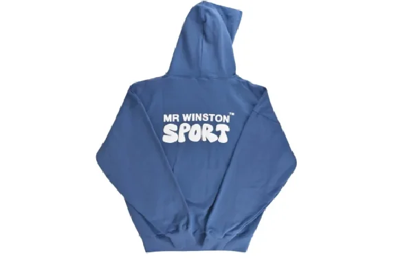 Mr Winston Blue Slate Puff Hoodie