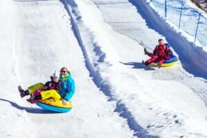 Tubbing And Snow Play