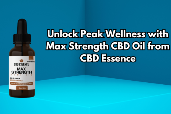 Max Strength CBD Oil