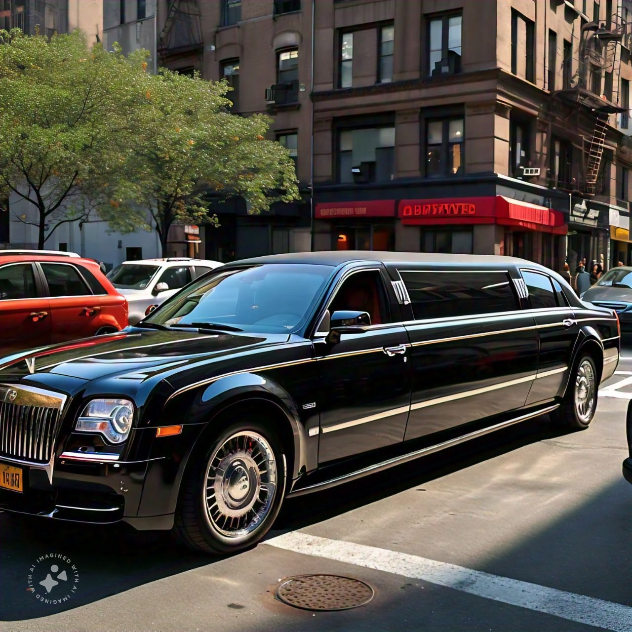 luxury limousine in New York City