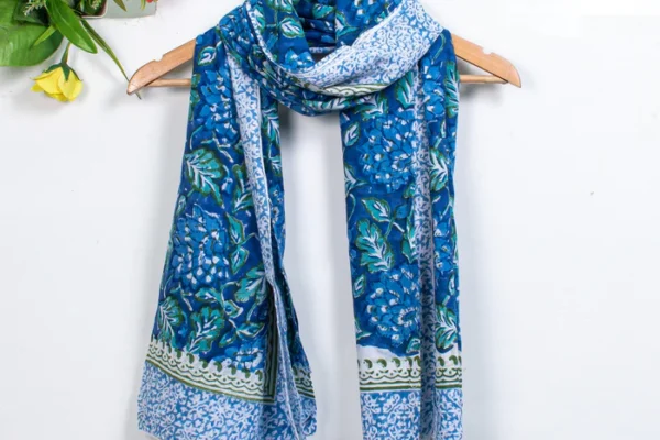 Cotton Block Printed Scarves